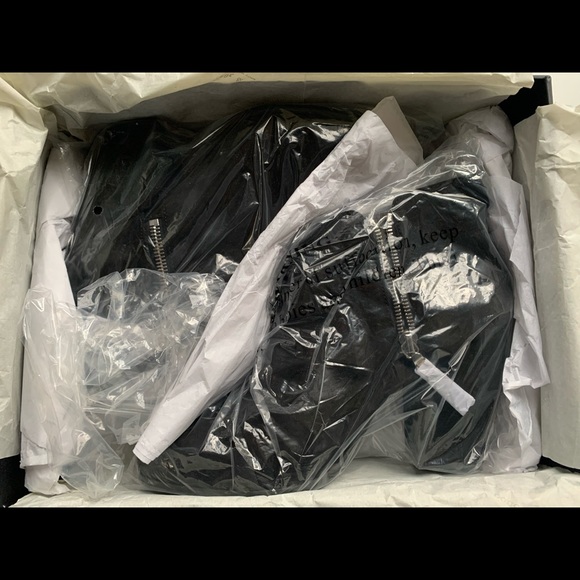 NIB Auth rag & bone black suede leather Margot booties boots 11 - Picture 7 of 10